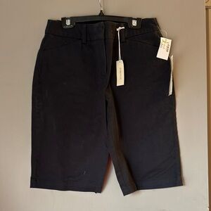 Express Black Bermuda Shorts
